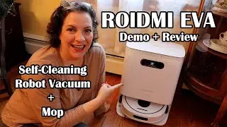 ROIDMI EVA Self Cleaning Robot Vacuum and Mop || Demo and Review ||