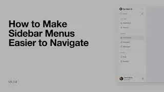 How to Make Sidebar Menus Easier to Navigate