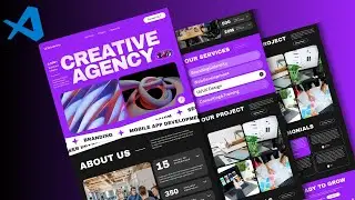 Building a Creative Agency Website with HTML, CSS & jQuery: Step-by-Step Guide