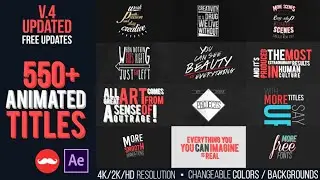 Animated Title Pack | After Effects | Free Download