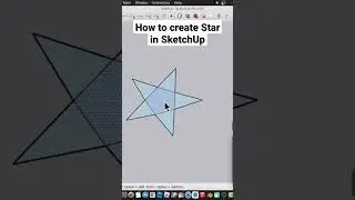 Easy way to create Star in SketchUp 