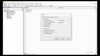 Customize the VB Editor Environment_VBA_7