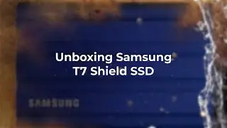 Samsung T7 Shield SSD 2TB (Blue) : Unboxing, Speed Test | Secure Storage #unboxing