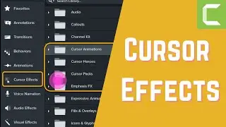 Customize Cursor Effects in Camtasia 2022