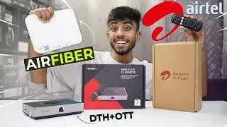 Airtel AirFiber Unboxing & Installation ⚡️High Speed Unlimited WIFI At Cheapest Price 🔥With DTH