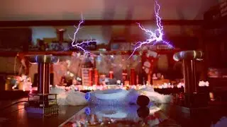 Carol of the Bells Tesla Coil Duet