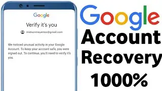 verify that it's you Gmail problem || verify that it's you problem || gmail account recovery