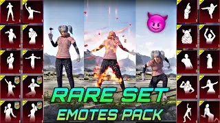PUBG RARE OUTFIT EMOTES PACK 🔥- PUBG UNEDIT CLIPS HD 😍- PUBG EMOTES FOR EDITS- KILLING MACHINE SET