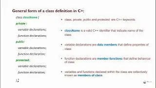 Class and Object in C++