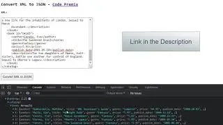 How to convert XML to JSON in JavaScript | Output