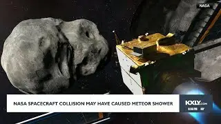 NASA spacecraft collision may have caused meteor shower