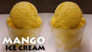 Mango Ice Cream Recipe l 3 Ingredients Homemade Mango Ice Cream