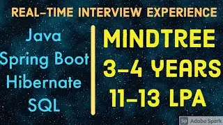 MINDTREE INTERVIEW EXPERIENCE | JAVA,SPRING BOOT ,SQL, HIBERNATE| REALTIME INTERVIEW EXPERIENCE