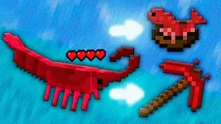 Съедобные Мобы в Майнкрафте! - Shrimps Mod Майнкрафт