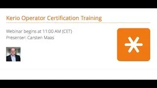 Kerio Operator Certification Training