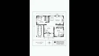 2 bedroom house design / building floor plan / low budget building design / best house plan /InStyle