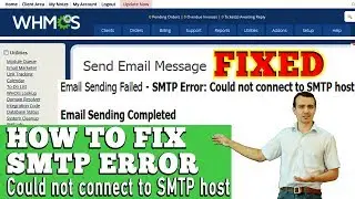 HOW TO FIX WHMCS SMTP ERROR: Could not connect to SMTP host? [STEP BY STEP]☑️