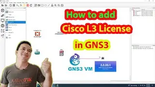 How to add Cisco L3 License in gns3