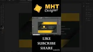 How to create business card design in illustrator 2023 | Visiting card design in adobe illustrator