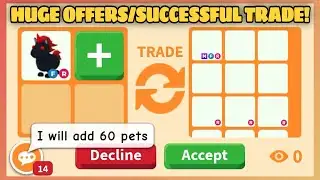TRADED 🥳🥳 EVERYONE IS OVERPAYING FOR IT!!😱😱 LATEST HUGE AND WIN TRADE FOR EVIL UNICORN in #adoptme