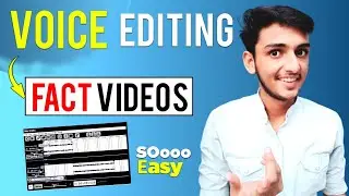 How to Edit Voice for Facts Videos | Fact Videos Voice/ Audio Editing | Motivational Channel Voice