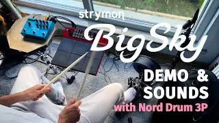 Strymon Bigsky Demo & Sounds with Nord Drum 3P