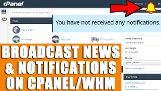 [🔴LIVE] How to set custom messages to be displayed in all of your user's cPanel & WHM panel?