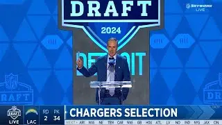 Chargers select Ladd McConkey No.34 in 2024 NFL Draft