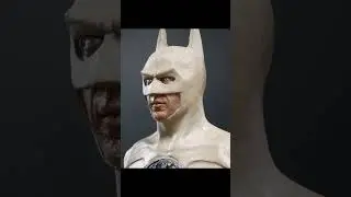 Batman Sculpture Timelapse -  Batman '89 (Short Version) #shorts