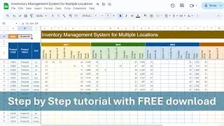 Multi-Location Inventory Management in Google Sheets