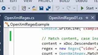 OpenXmlRegex