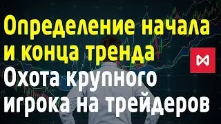 Как определить начало и конец тренда. Охота крупного игрока на толпу. [TradersGroup]. Трейдинг