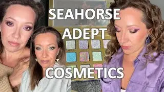 SEAHORSE PALETTE от ADEPT COSMETICS / Лучшие мультихромы!? Все оттенки,16 макияжей/ Marigudik