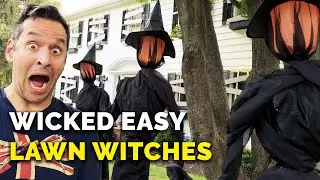 DIY Halloween Witches - It's Wicked Easy!