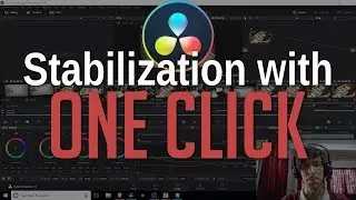 One Click Camera Stabilization | DaVinci Resolve 14 Tutorial