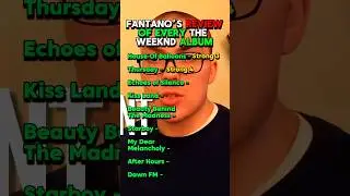 Fantano’s Review of Every The Weeknd Album #theweeknd #fantano #dawnfm #abeltesfaye #anthonyfantano