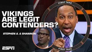 Stephen A. BELIEVES Sam Darnold is the Vikings’ FUTURE?! Shannon Sharpe REACTS! | First Take