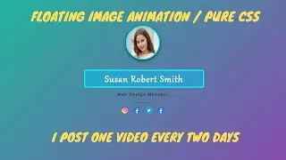 Floating Image Animation only CSS  CSS Animation