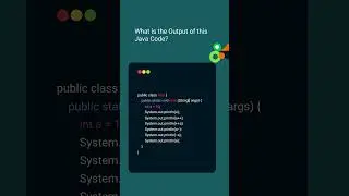 #JavaChallenge 11: What is the Output of this #Java Code? #interviewquestions