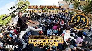 Krow vs Leon The Lion | Top 4 | King of TURFinc 8 Temescal Street Fair Dance Battle 7/13/24