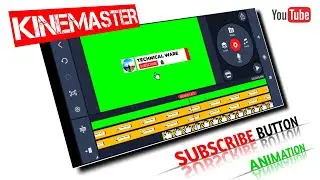 Easy But Professional Subscribe Button Animation | Kinemaster & PixelLab Tutorials