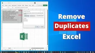 How to Remove Duplicates on Microsoft Excel