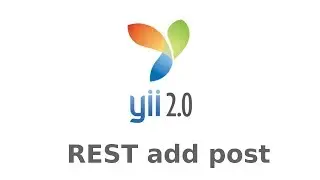 yii2 rest application, add post