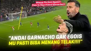 Langsung Diteriakin Nistelrooy!! Kemarahan Nistelrooy Lihat Keegoisan Garnacho Yg Bikin Gagal Menang