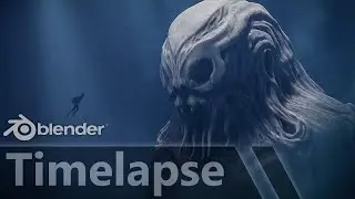 Blender Timelapse - Underwater Creature