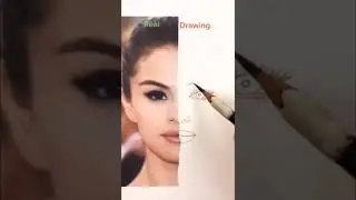 Pencil Sketch of Selena Gomez 