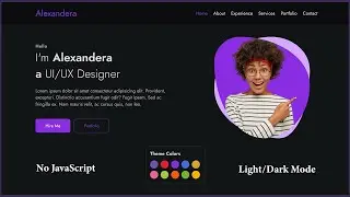 Personal Portfolio Website using HTML and CSS only