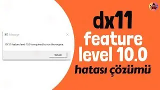 Pubg Lite dx11 feature level 10.0 is required to run the engine hatası çözümü  Pubg lite dx11 hatası