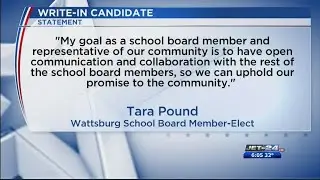 Wattsburg School Board write-ins winners weigh in on election