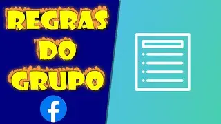 Editar Regras do Grupo no Facebook PELO CELULAR